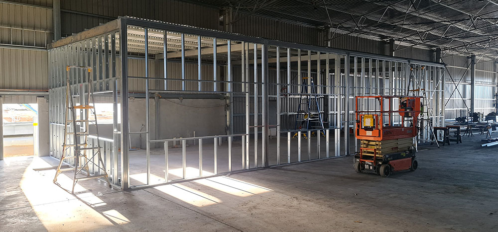 Industrial Office Steel Framing
